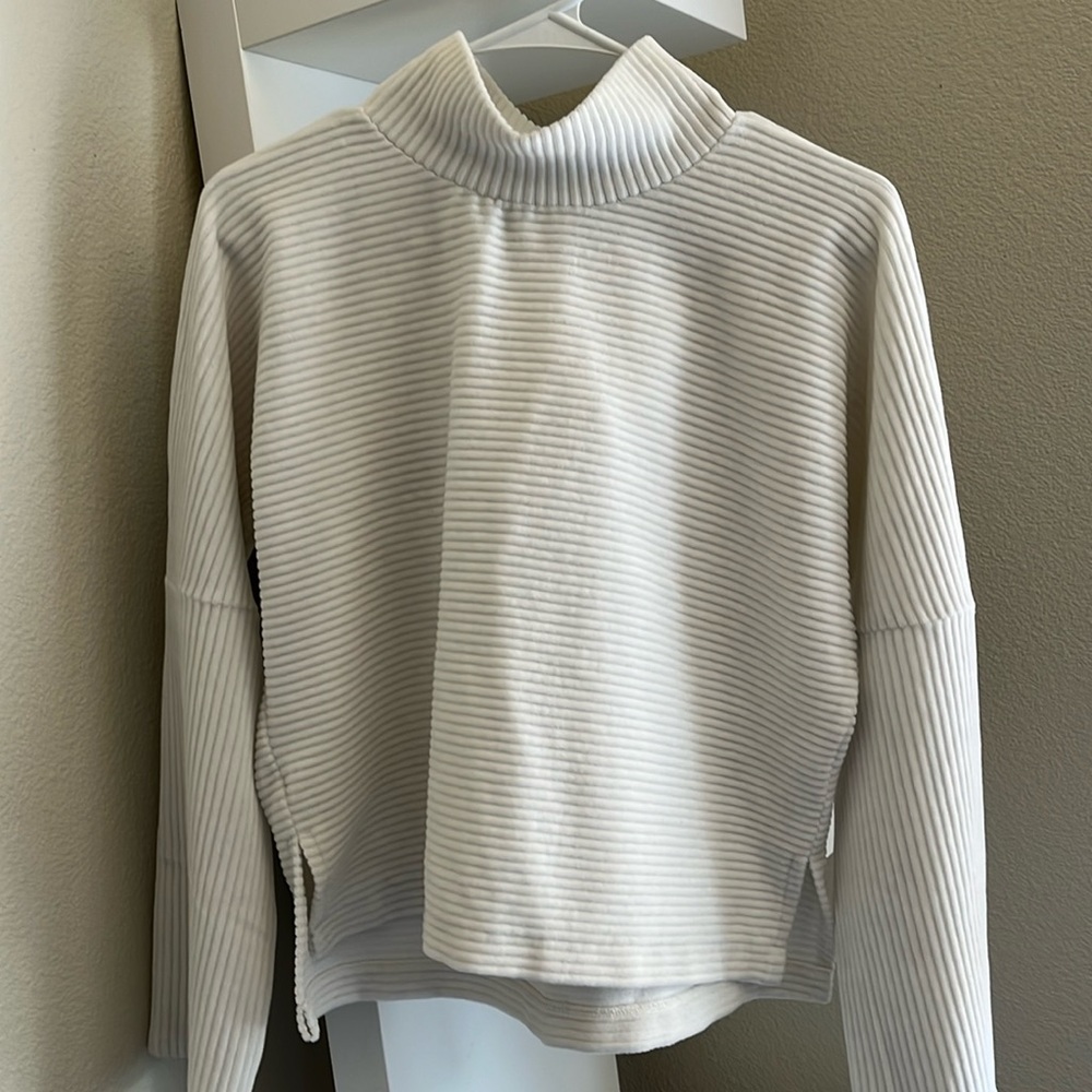 Madewell Texture And Thread White Turtle Neck - image 1